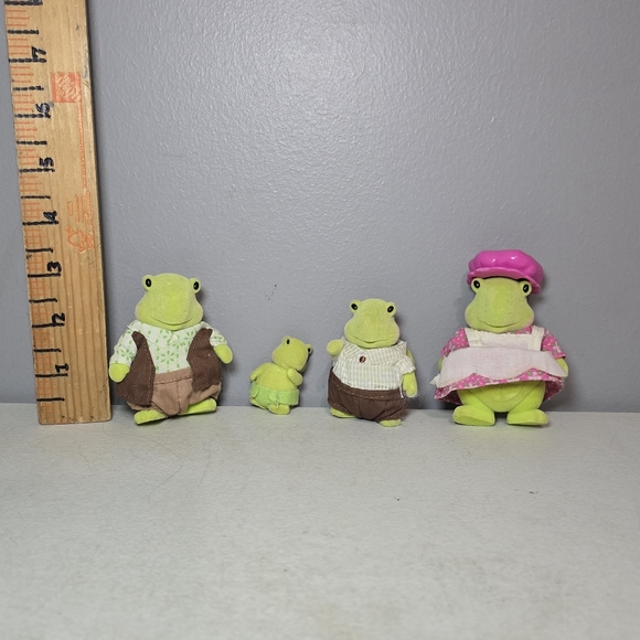 Li'l Woodzeez The Tidyshine Turtle Family Set of 4 Toys 3 Shells + Baby No Shell - Picture 2 of 7